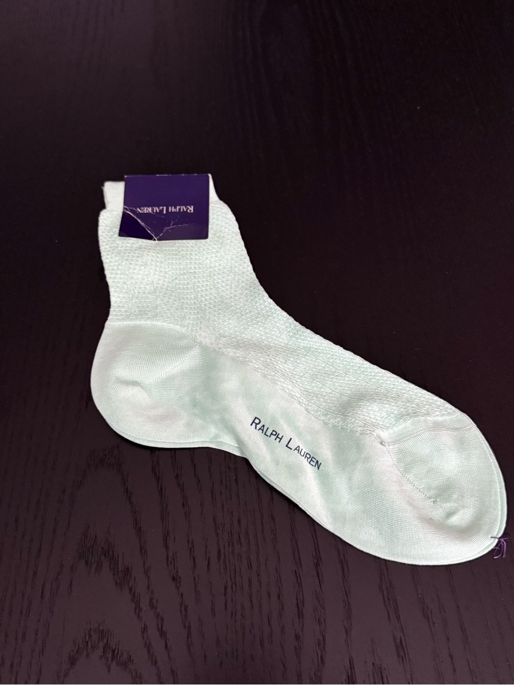 Ralph Lauren Purple Label Mint Crew Socks
